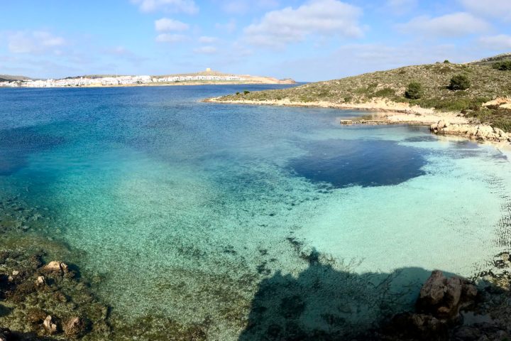 Playa S'Arenalet en la bahía de Fornells