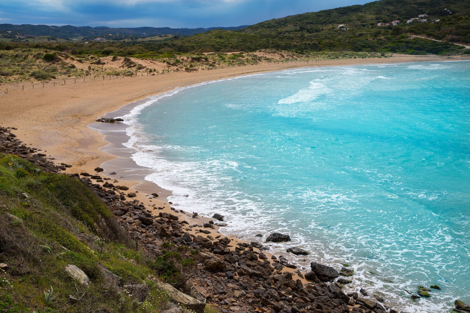 Playa Cala Tirant cerca de Fornells