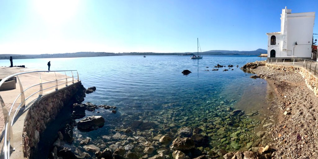 Playa en Fornells