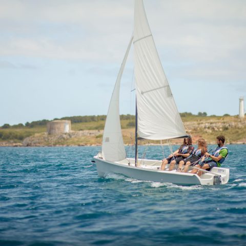 people sailing