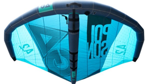 a close up of a wing foil sail