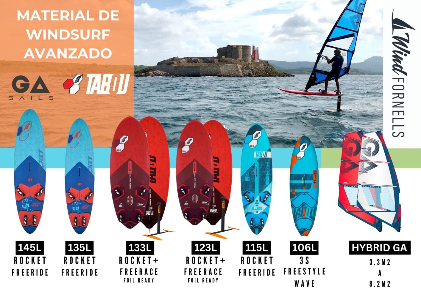 windsurfing boards